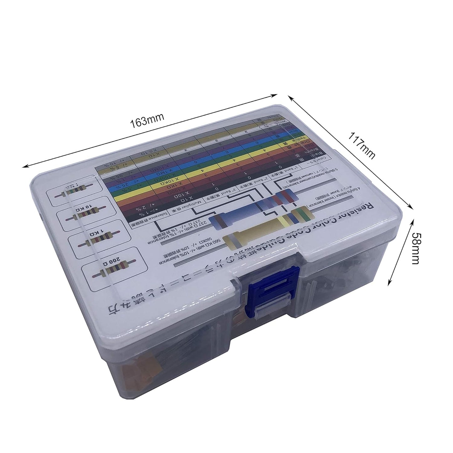 Electronic Component Kit Total 1390 Pcs
