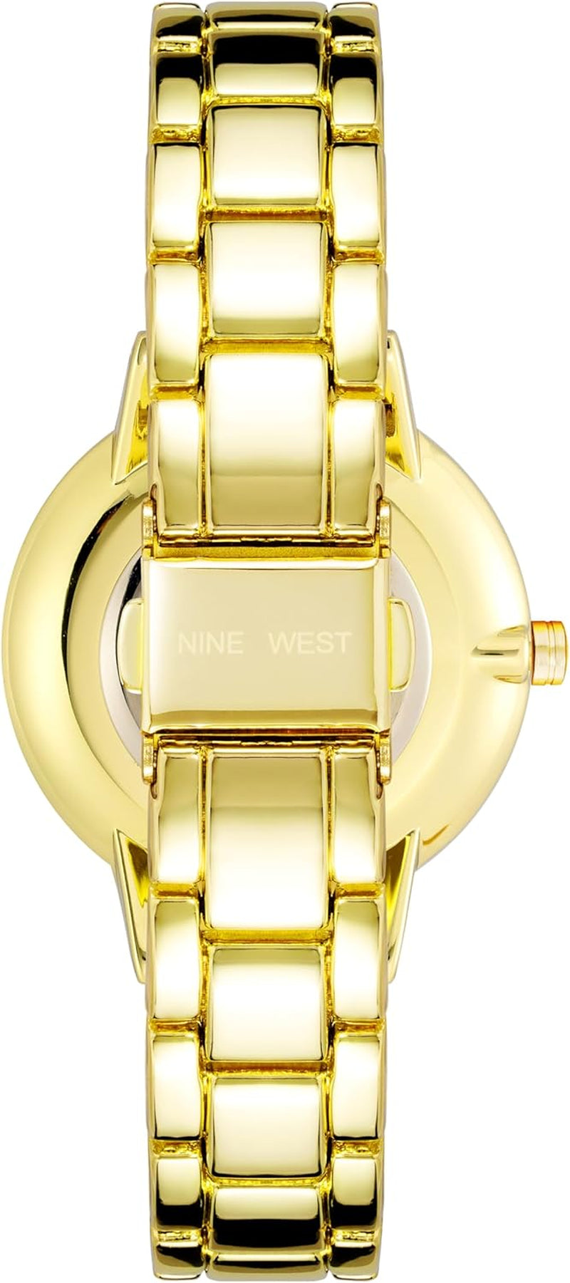 Women'S Crystal Accented Bracelet Watch.