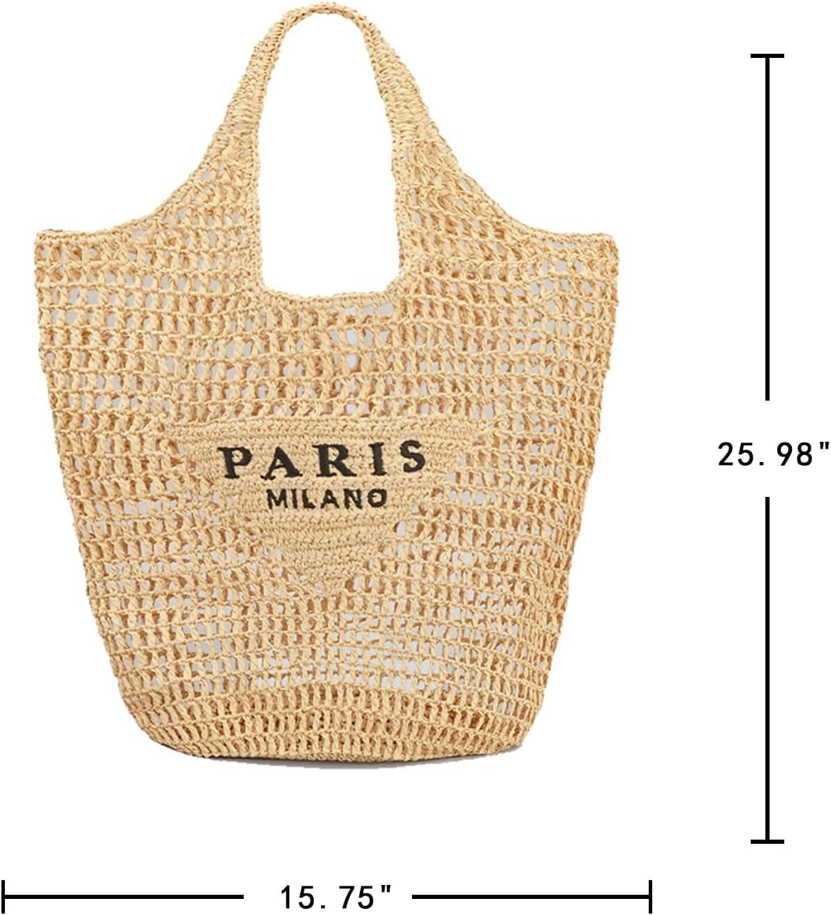 New Woven Bag Straw Mesh Tote Bag, Beach