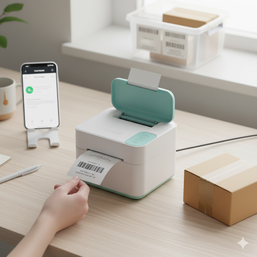 Mini Bluetooth Thermal Printer – Inkless Portable Photo