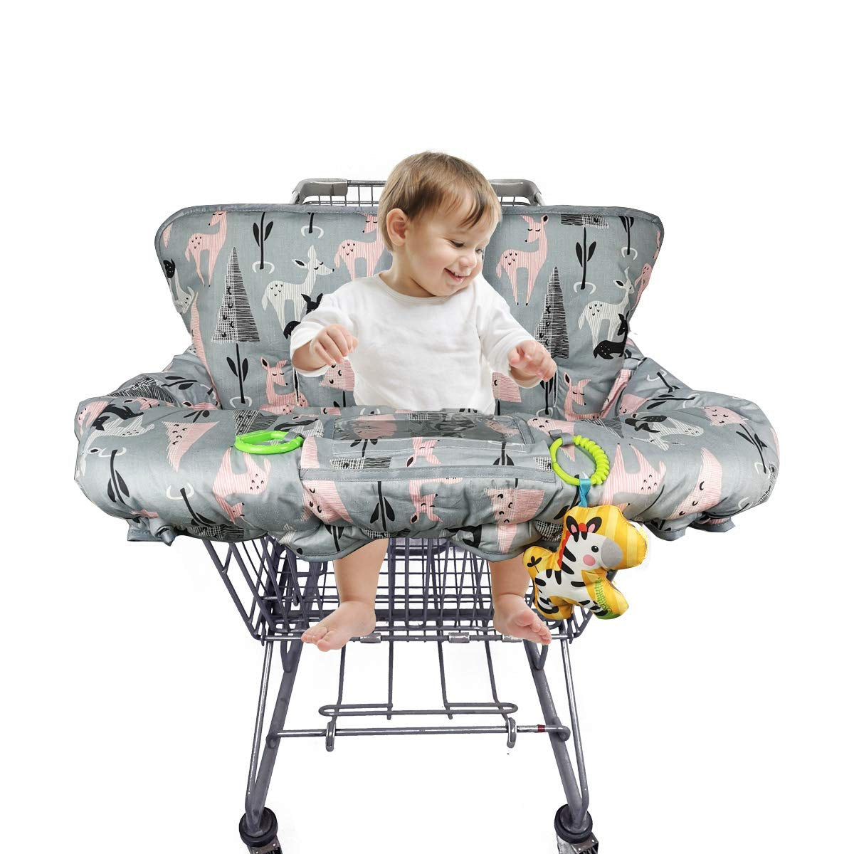 Shopping Cart Cover, 2-In-1 Cart Cover