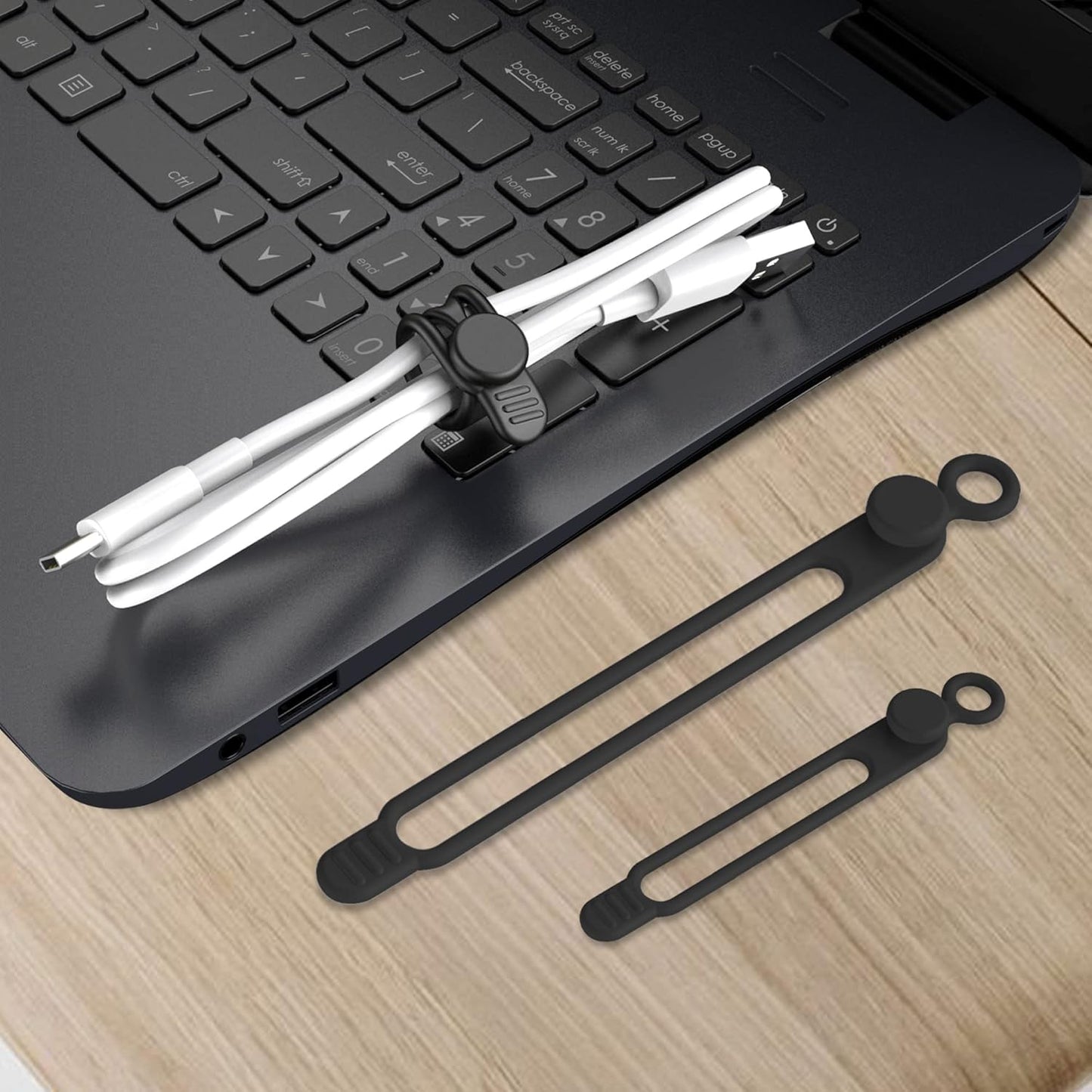 Silicone Cable Ties Cord Organizer