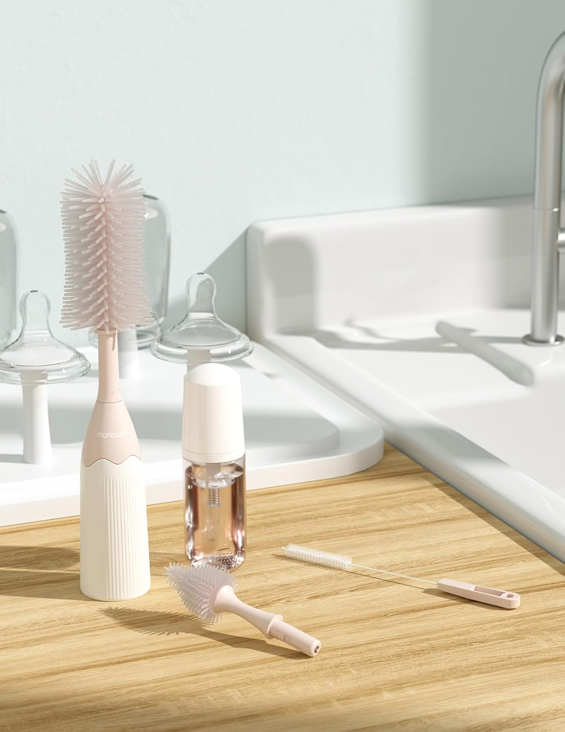 Bottle Brush Kit with Push-Press Foam