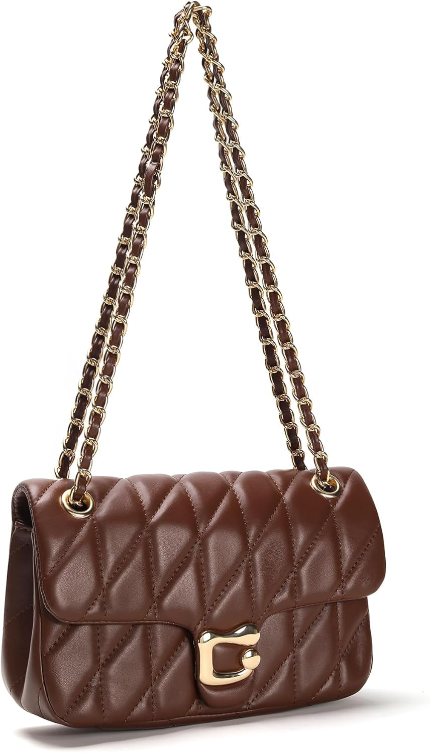 Quilted Crossbody Purse for Women Trendy
