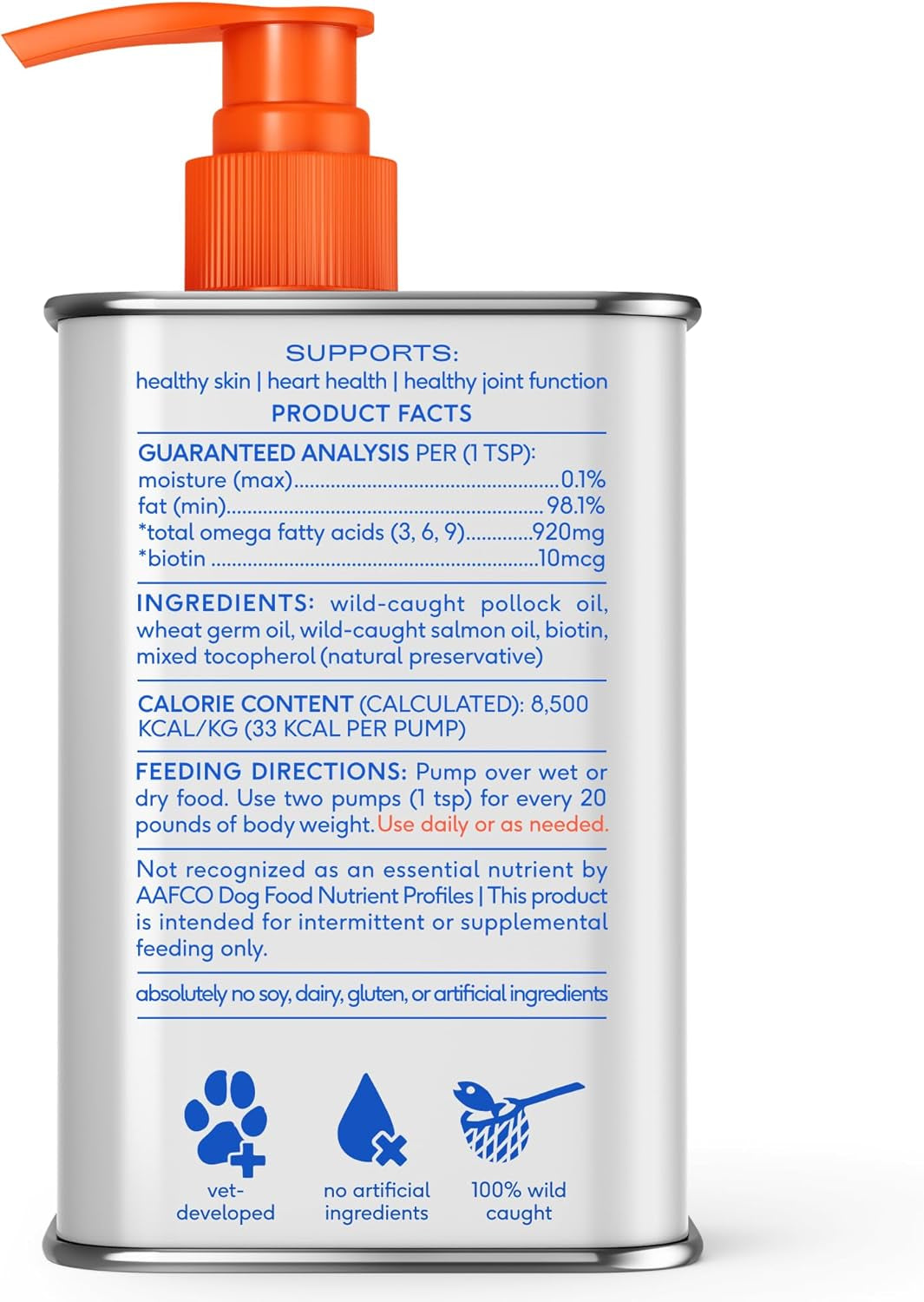 Omega 3 Fish Oil for Dogs & Cats – Wild