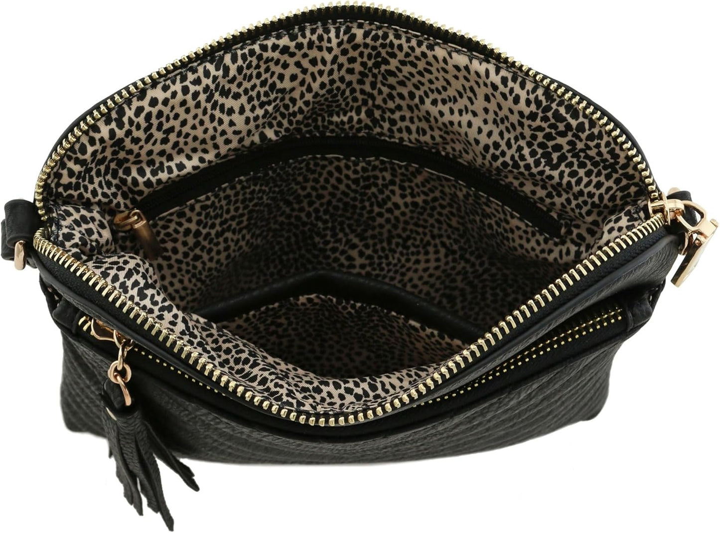 Chevron Quilted Medium Crossbody Bag