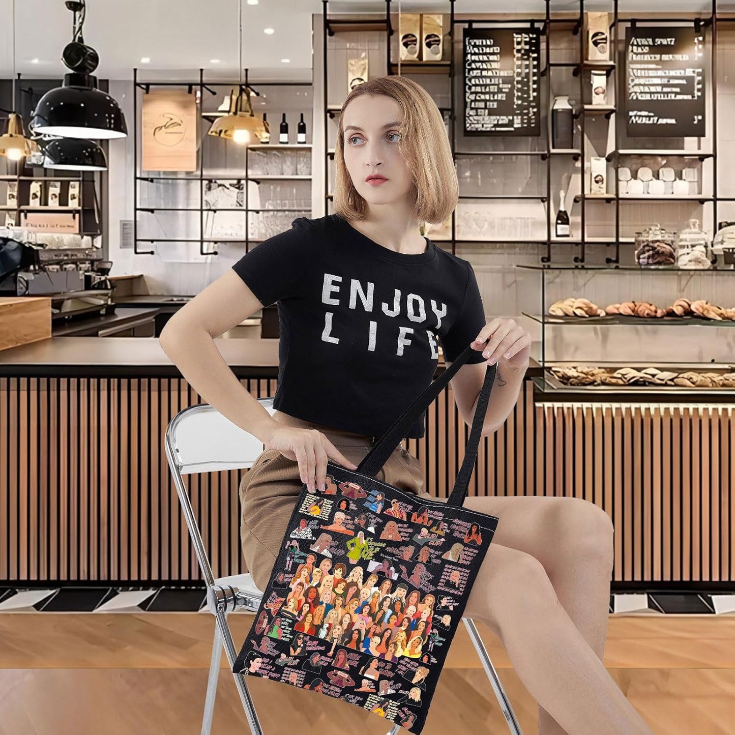 Funny Housewives TV Show Tote Bag