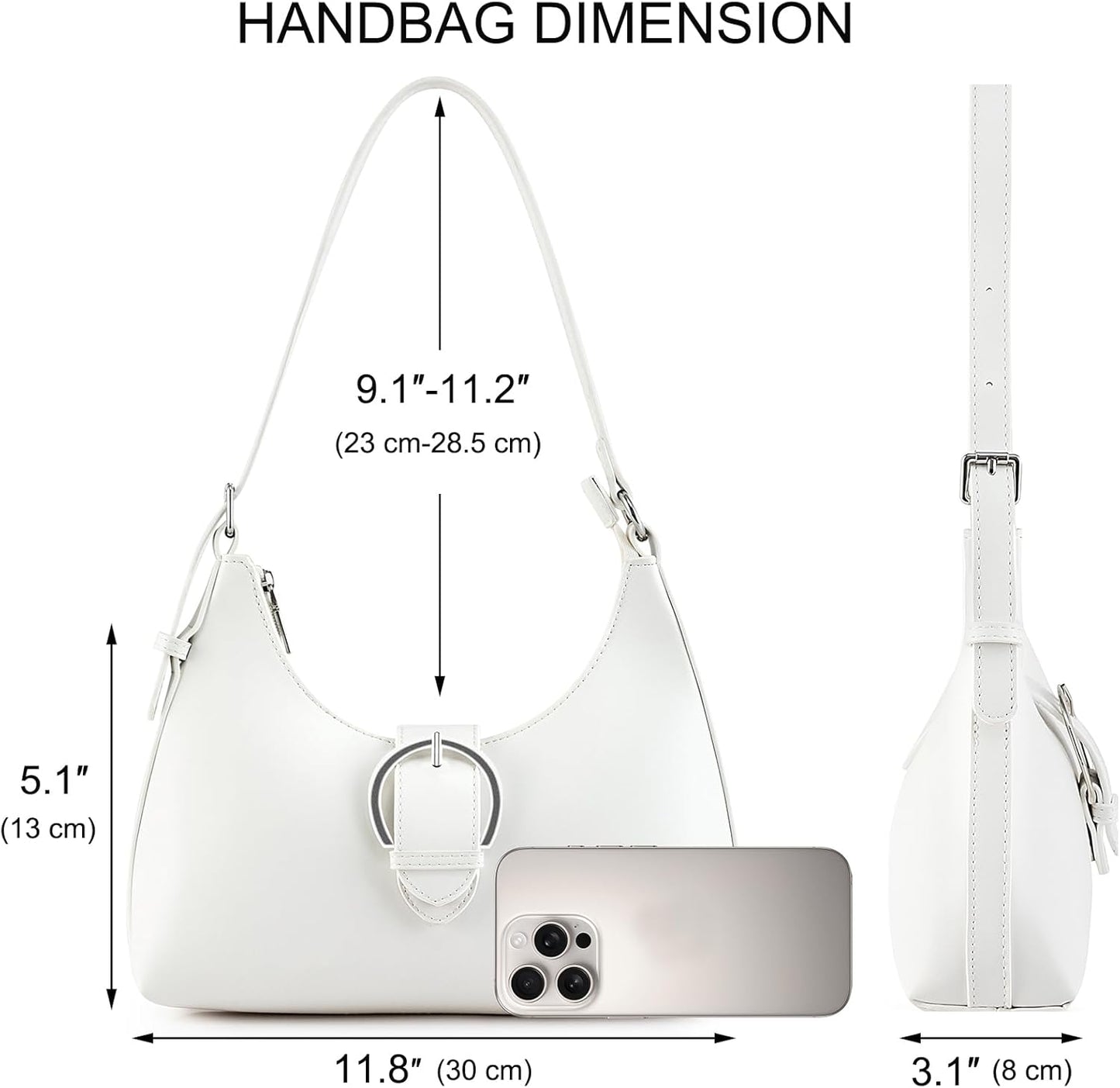 Shoulder Bag for Women Retro Vegan
