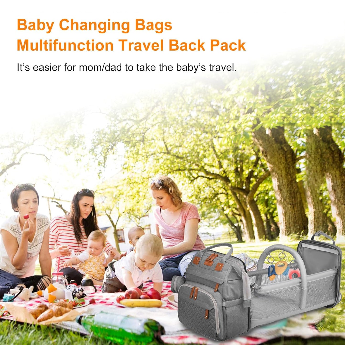 Baby Diaper Bags with Changing Station