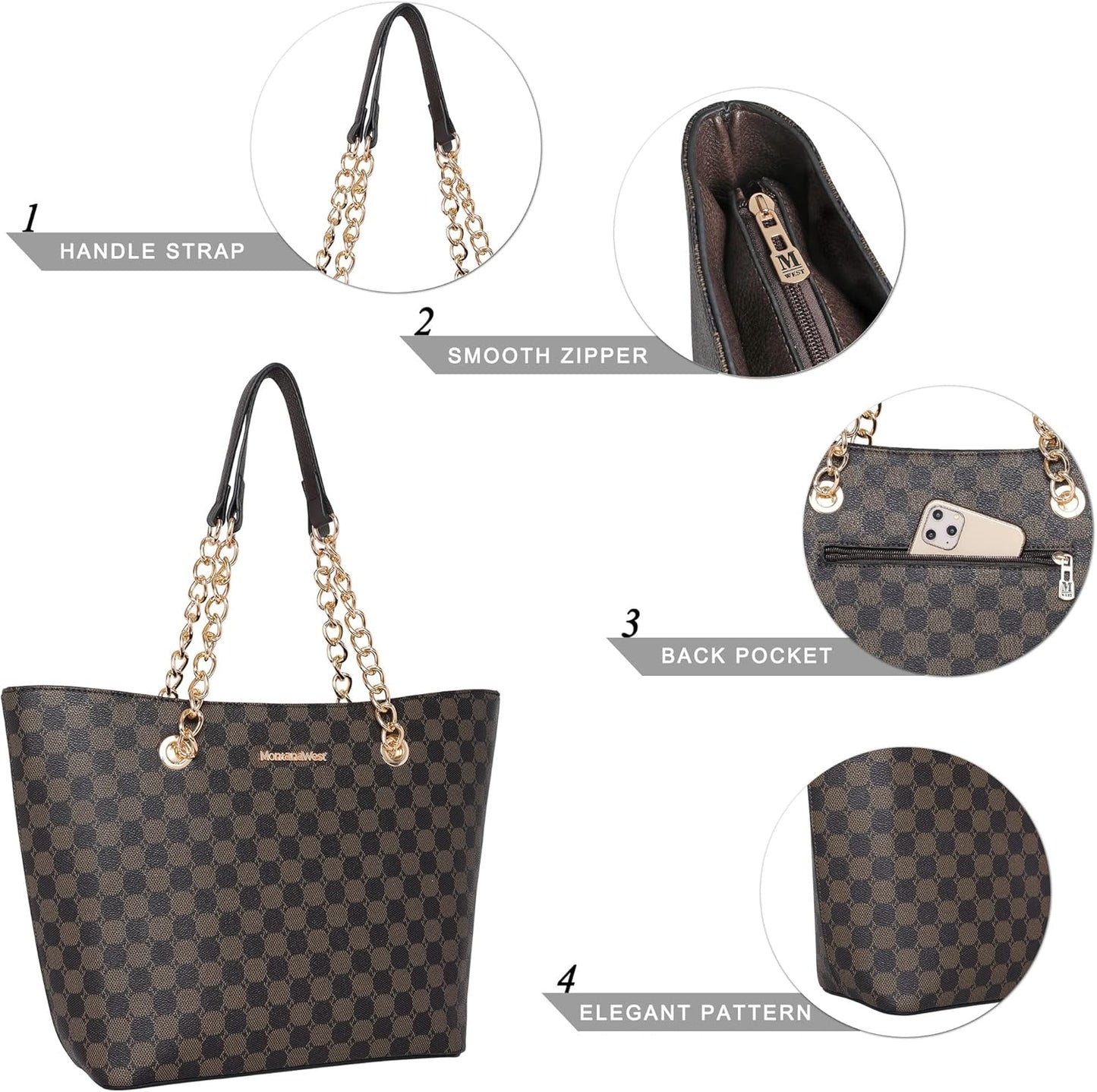 Tote Bag for Women Chain Top-Handle