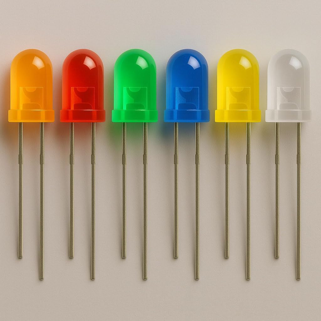 420Pcs 6 Colors 5Mm LED Diode Assortment