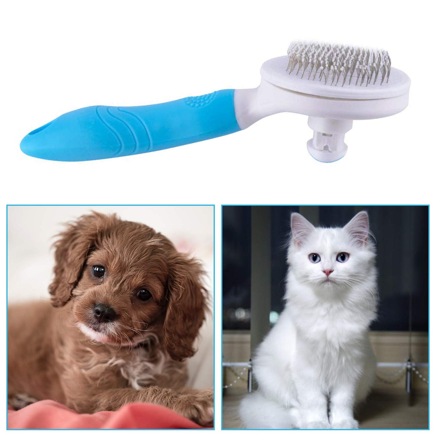 Self Cleaning Slicker Brush - Cat Brush