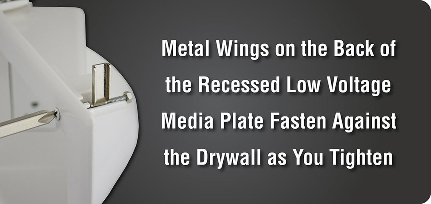 Electronics45-0231-WH USB Recessed Media