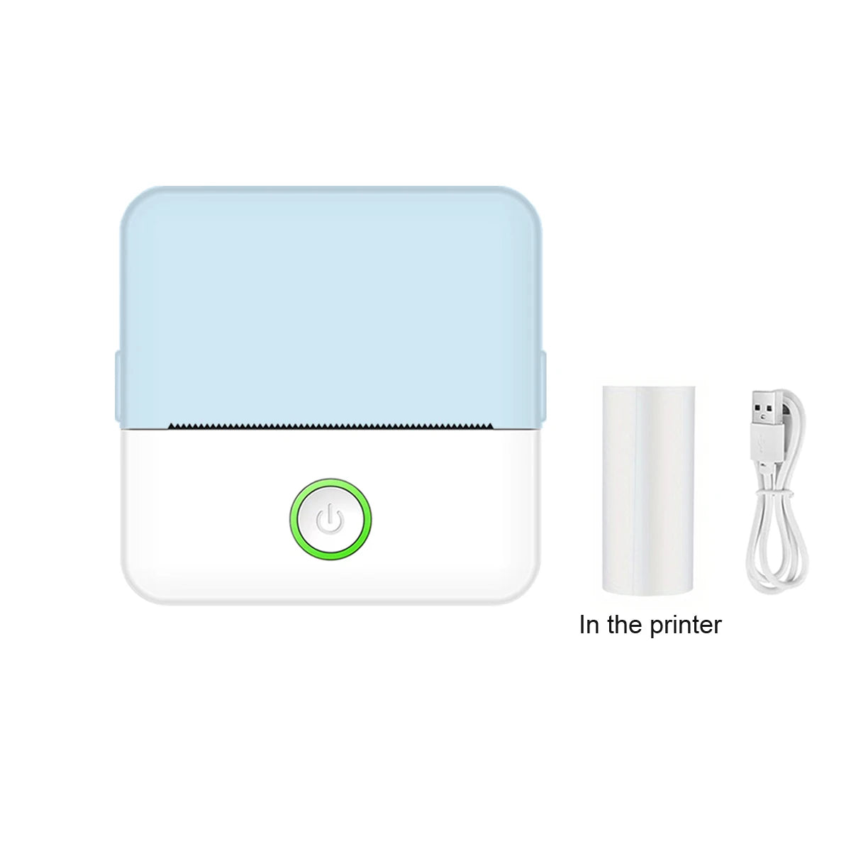 Mini Bluetooth Thermal Printer – Inkless Portable Photo & Sticker Label Machine