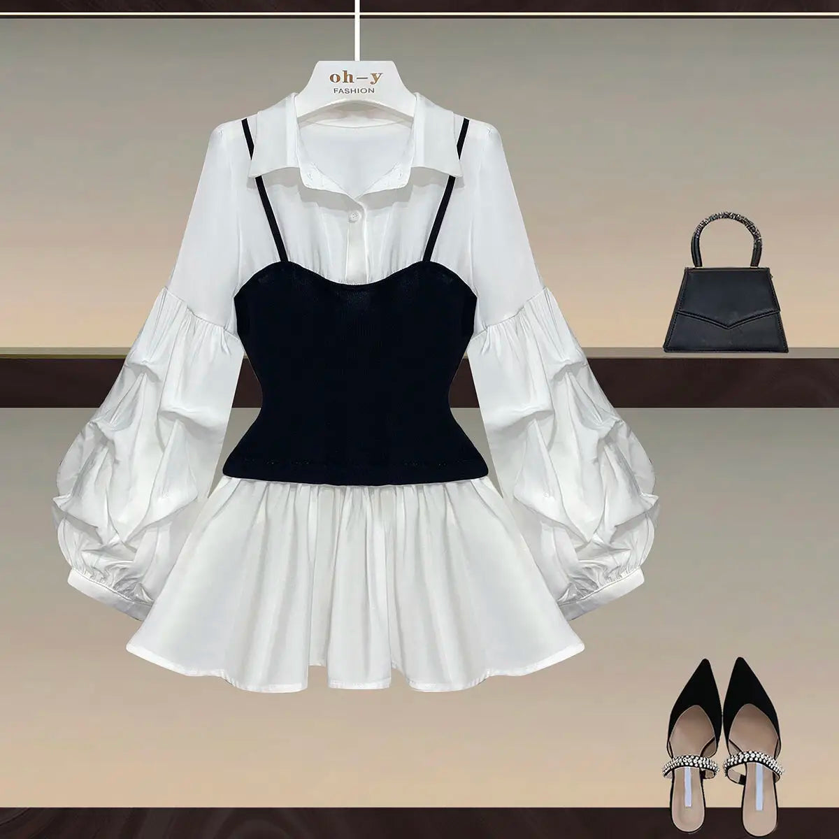 Lantern Sleeve Shirt