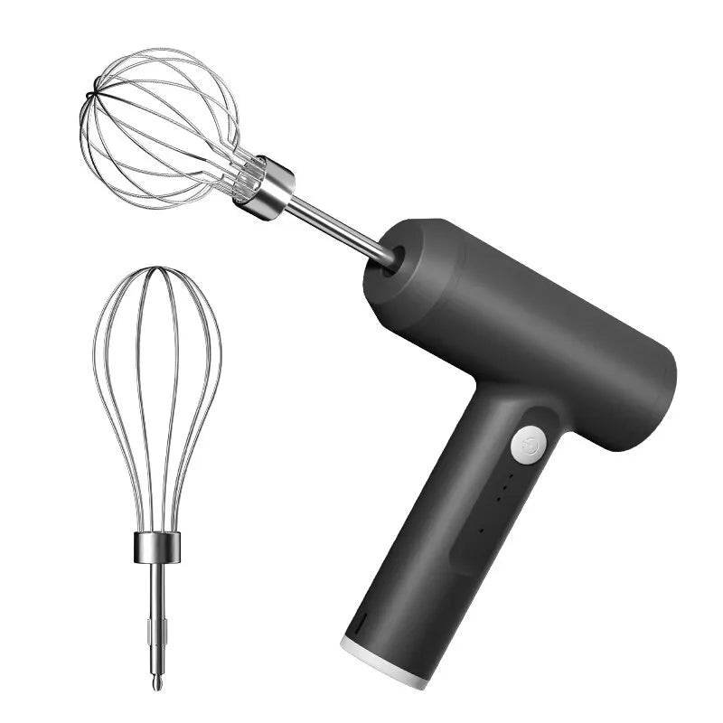 3-in-1 Wireless Electric Mixer – Portable 3-Speed Egg Beater & Baking Tool for Dough, Cake, & Cream
