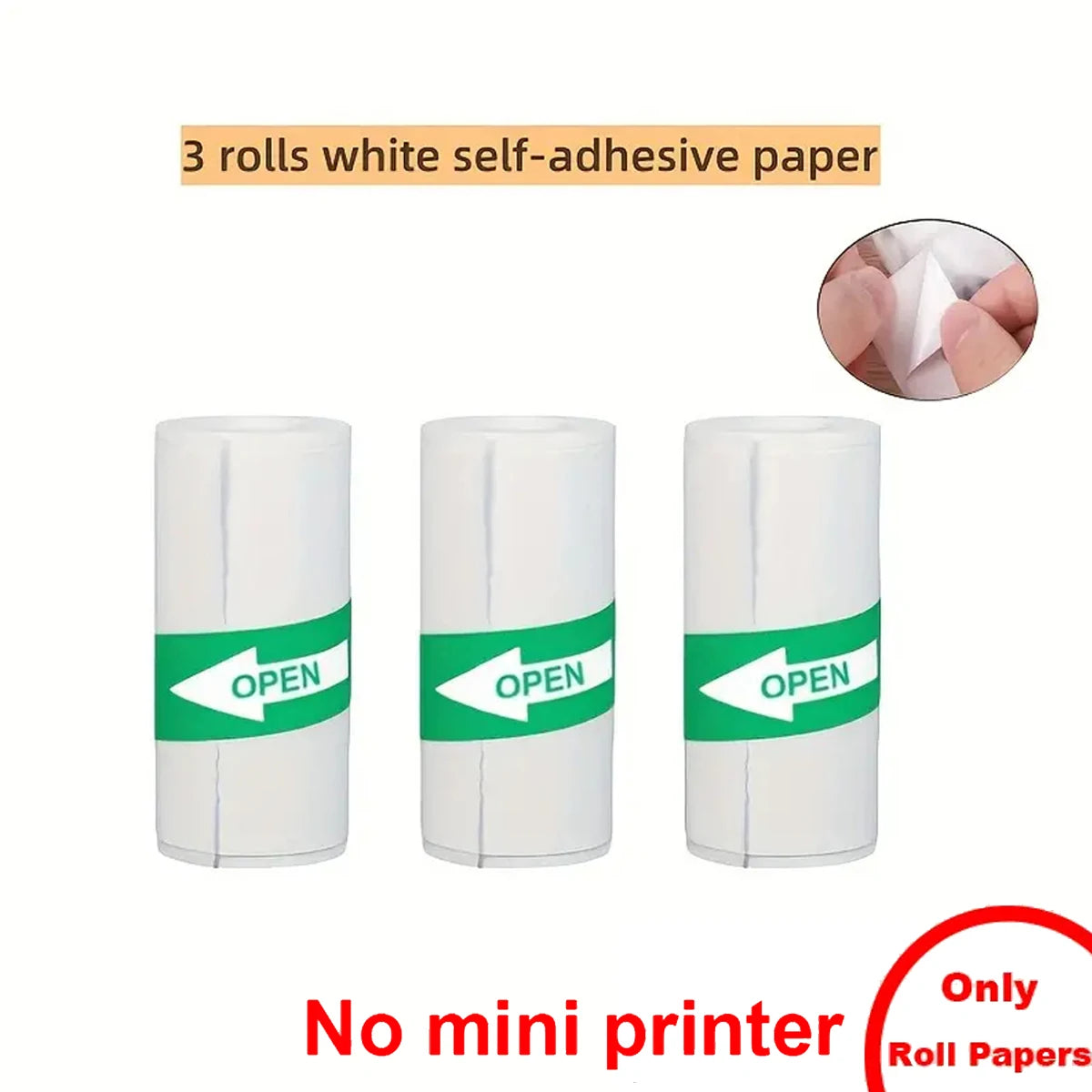 Mini Bluetooth Thermal Printer – Inkless Portable Photo & Sticker Label Machine