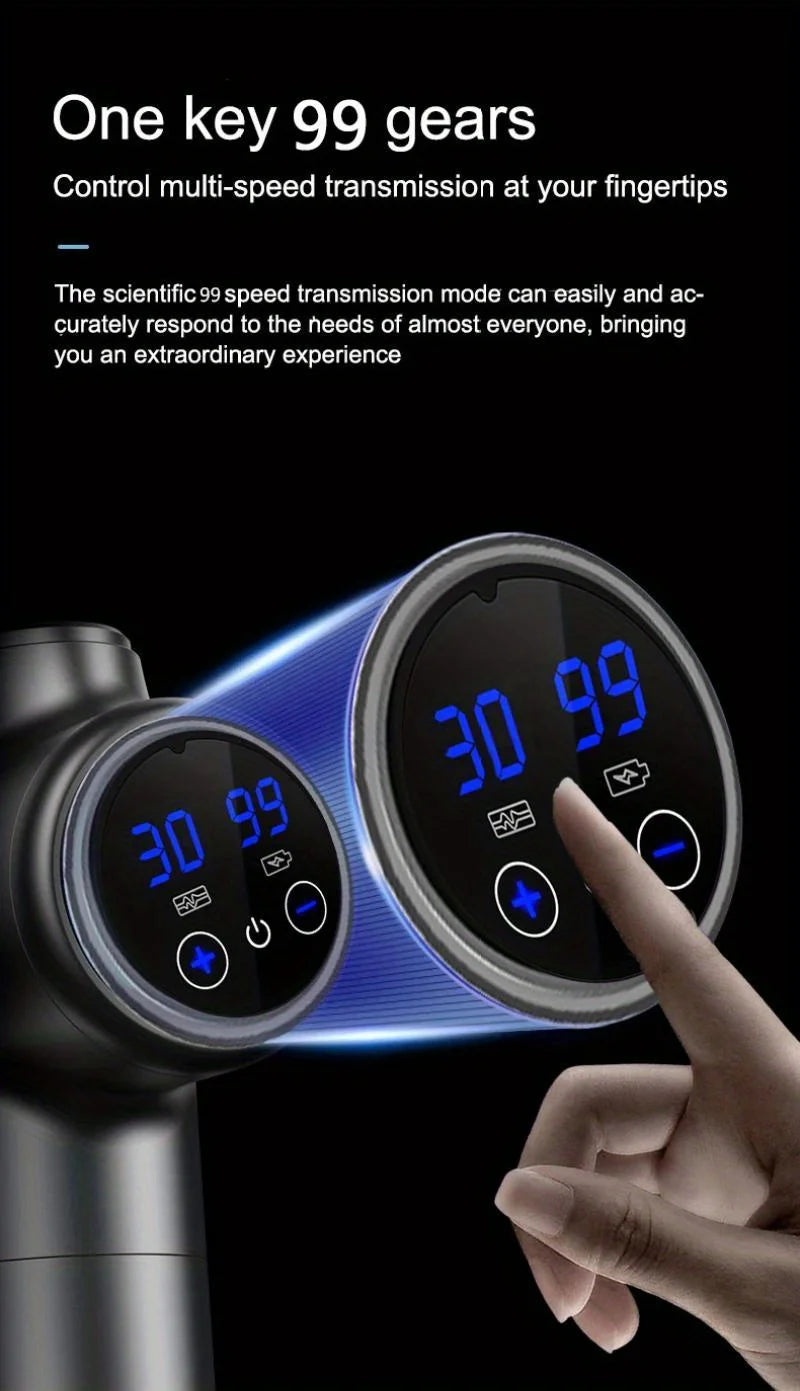 Portable Fascia Massage Gun – Deep Muscle Relief