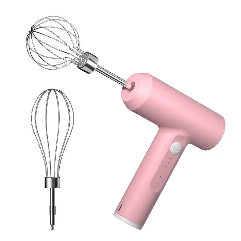3-in-1 Wireless Electric Mixer – Portable 3-Speed Egg Beater & Baking Tool for Dough, Cake, & Cream