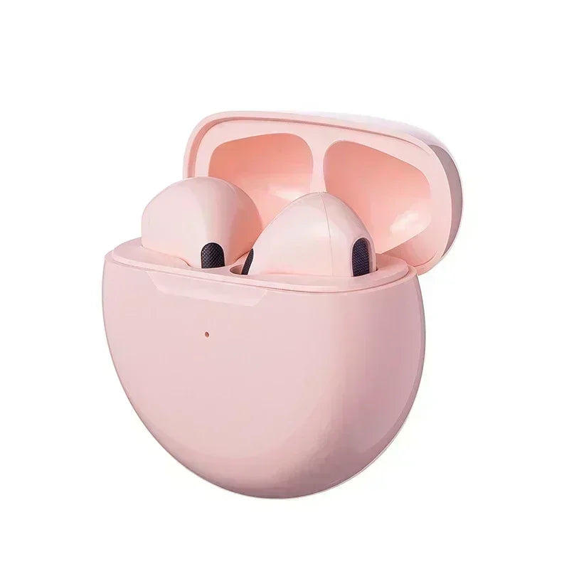 π₯ Pro 6 TWS Wireless Earbuds β Noise-Cancelling Power with Built-In Mic | Seamless Bluetooth Headset for iPhone & Android π₯