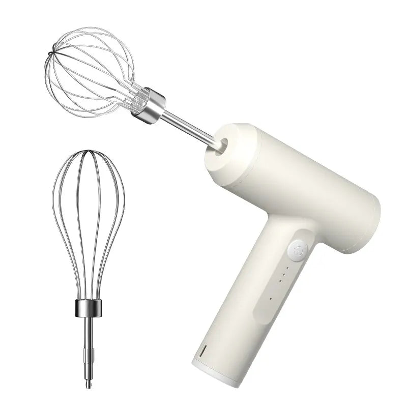 3-in-1 Wireless Electric Mixer – Portable 3-Speed Egg Beater & Baking Tool for Dough, Cake, & Cream