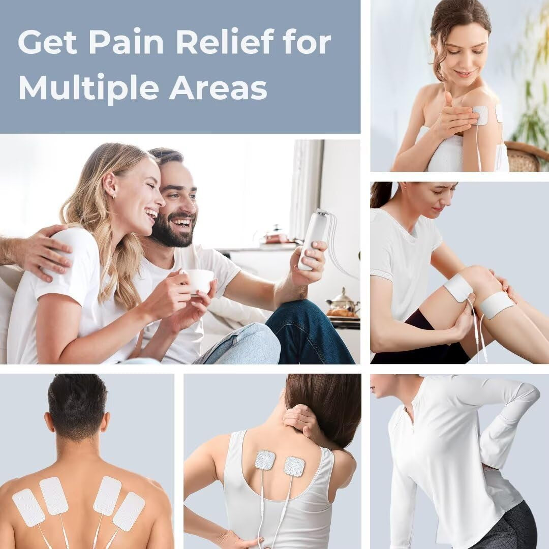 4 Outputs TENS Unit Muscle Stimulator