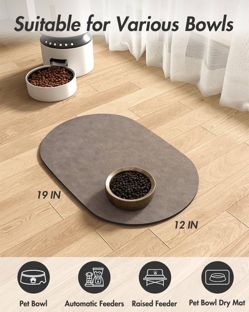 Absorbent Dog Water Mat-Cat Mat for Food
