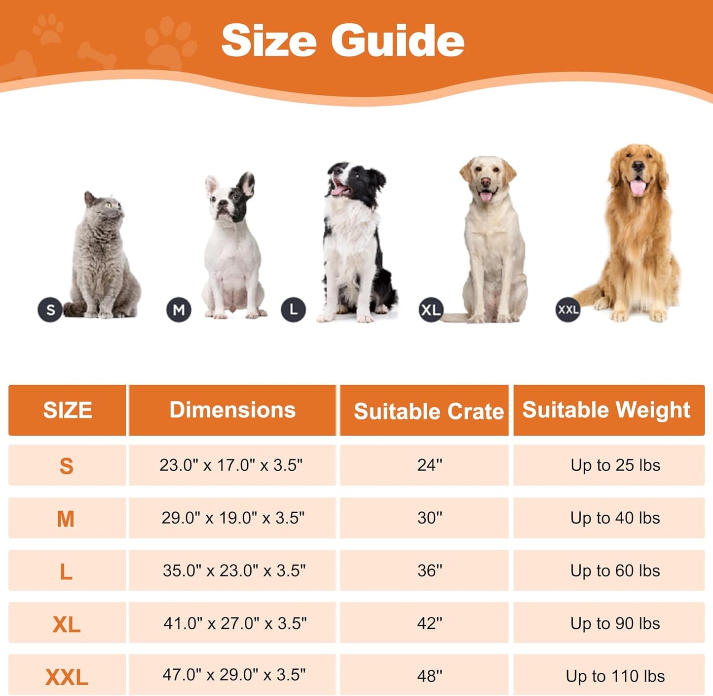 Deluxe Washable Dog Bed for Large Dogs