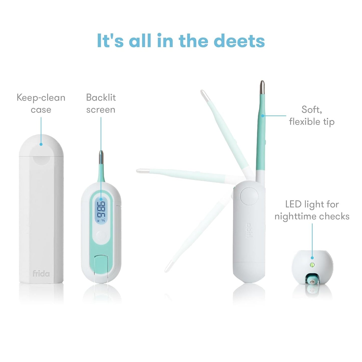 3-In-1 Rectal,Underarm &Oral Thermometer