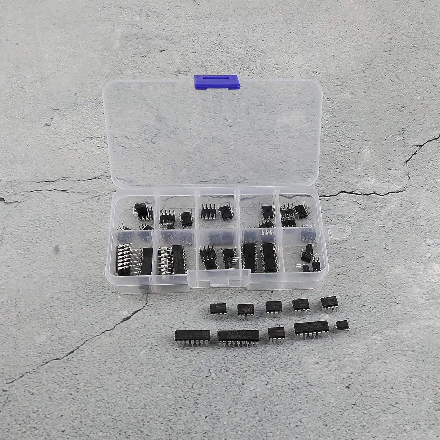 50Pcs 10 Types Integrated Circuit Chip