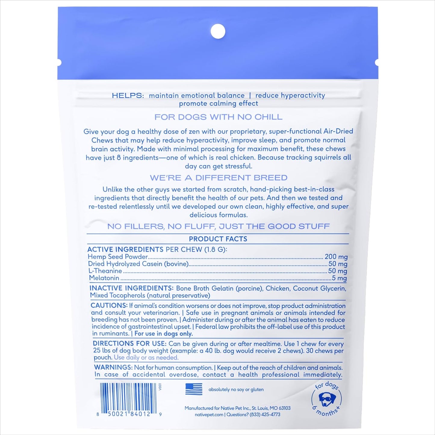 Calming Chews for Dogs Small Breed