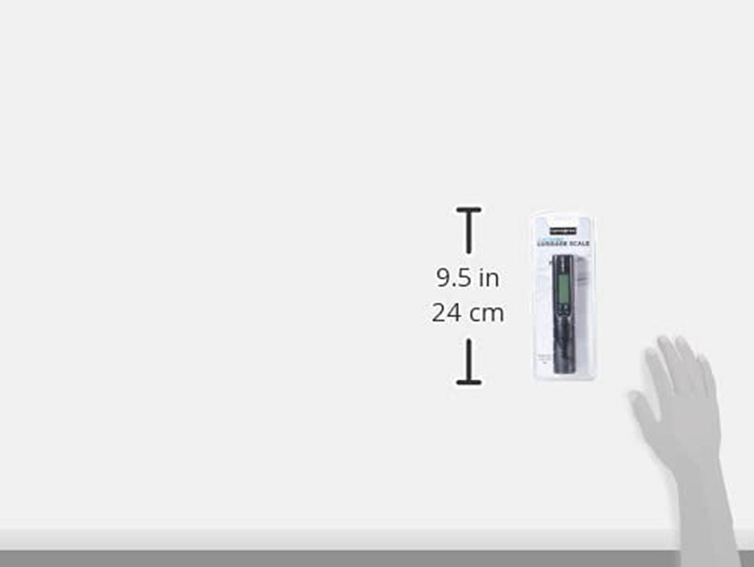 Electronic Luggage Scale, Black,One Size