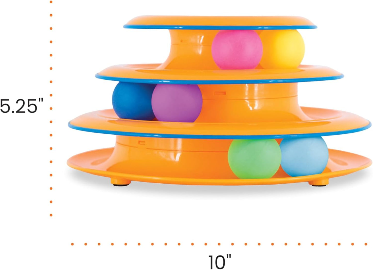 Tower of Tracks Cat Toy – 3-Level Track