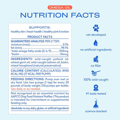 Omega 3 Fish Oil for Dogs & Cats – Wild