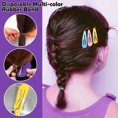 32 Colors Small Hair Rubber Bands with16