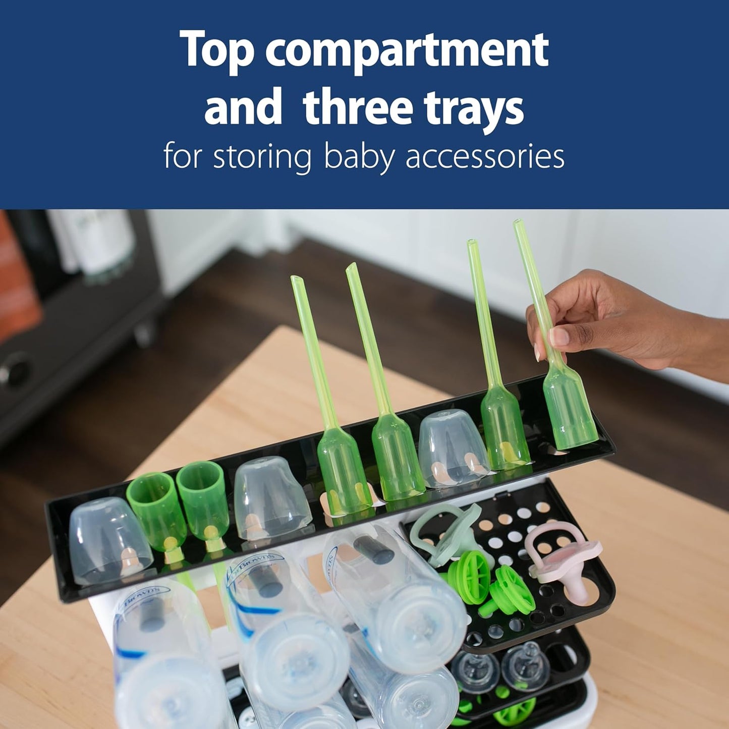 Baby Bottle Drying Tower, Stand-Up 