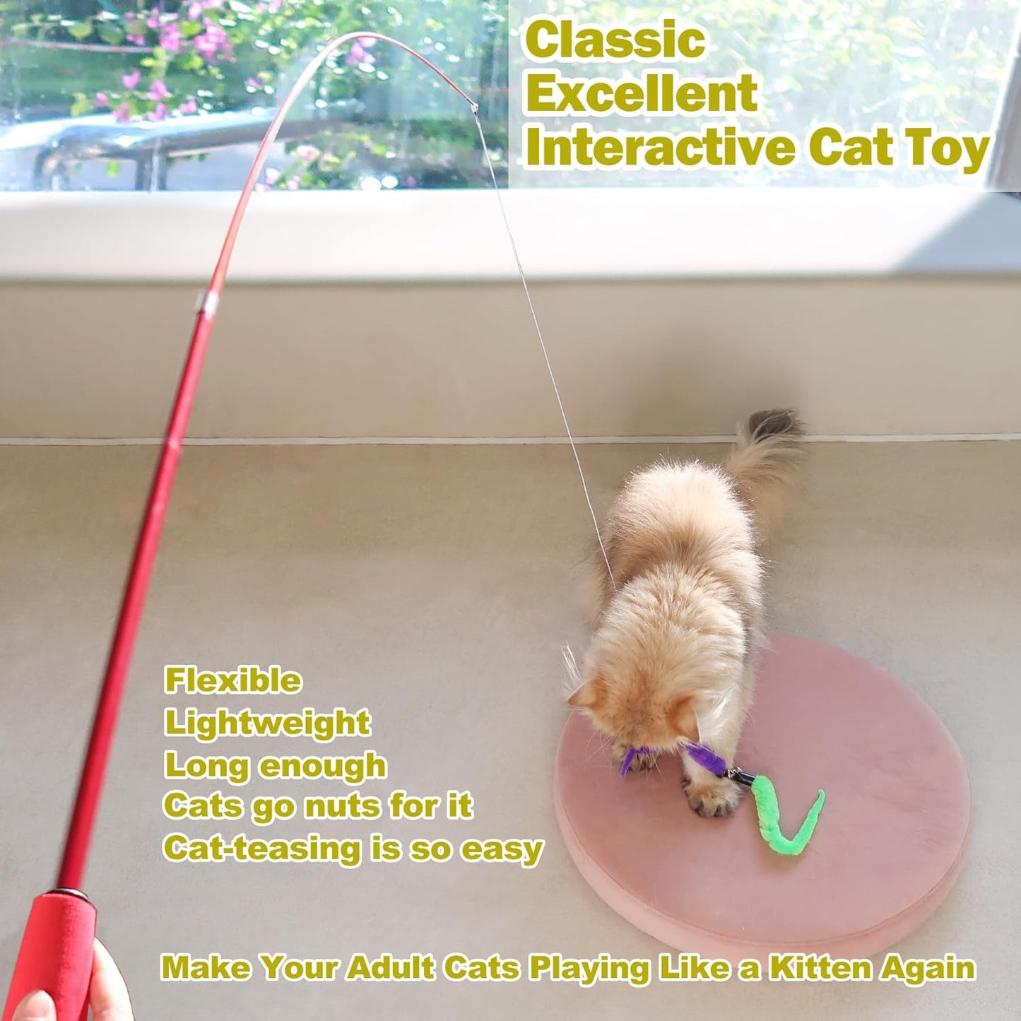 Cat Toys for Indoor Cats, Interactive 