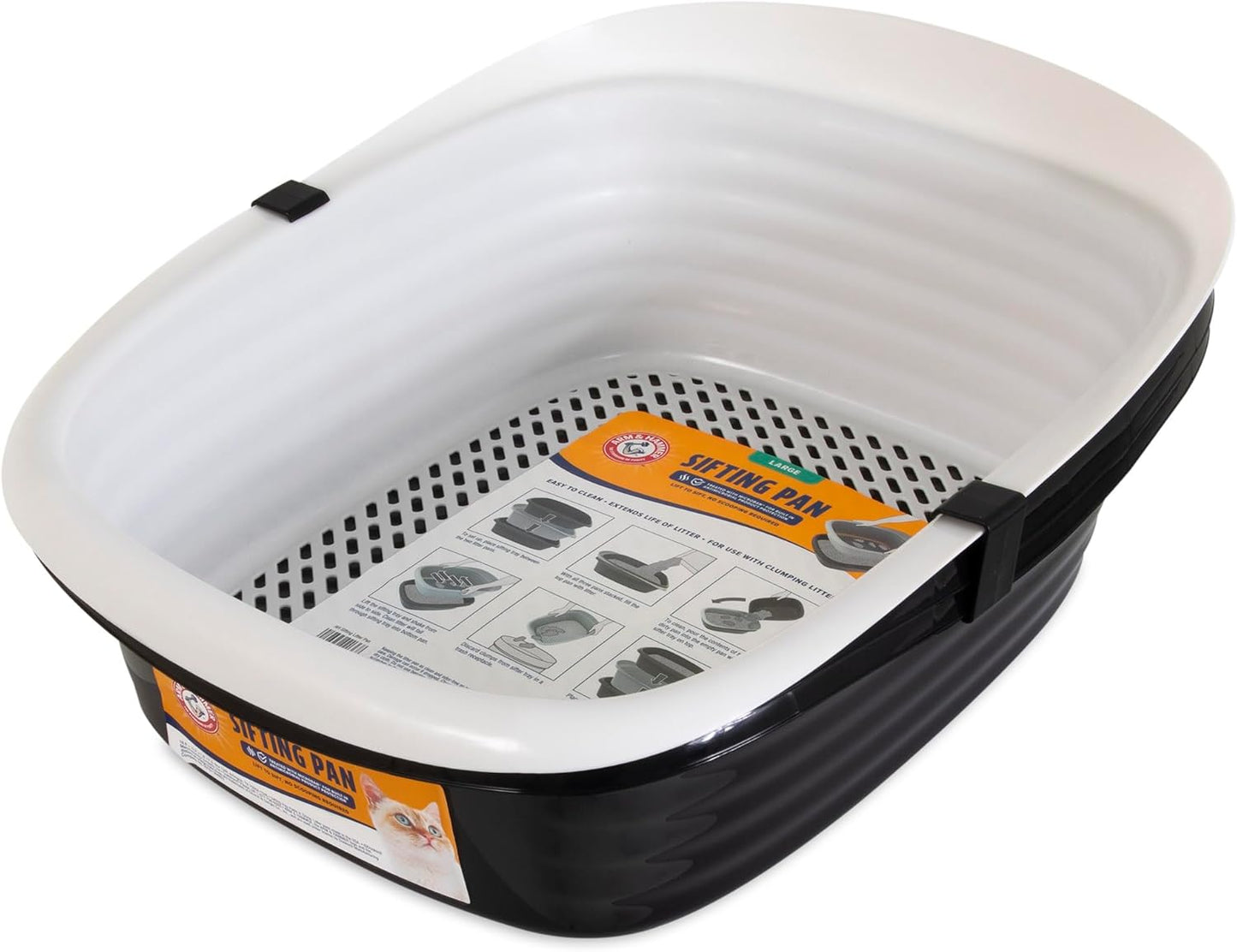 Large Sifting Litter Box Scoop Free Cat