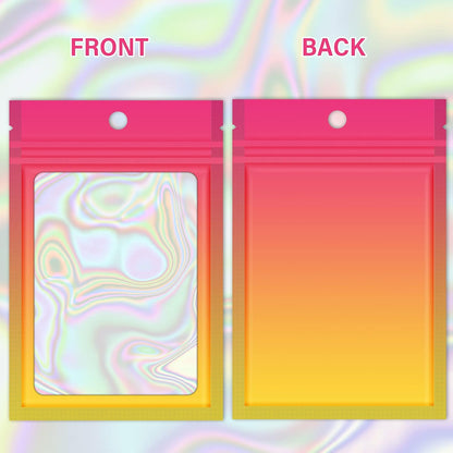 100 Holographic Gradient Mylar Bags