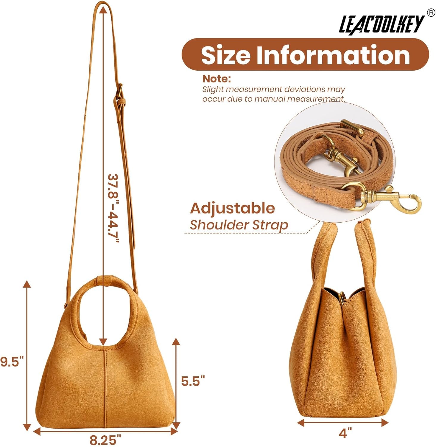 Women'S Suede Bag Small Top Handle 