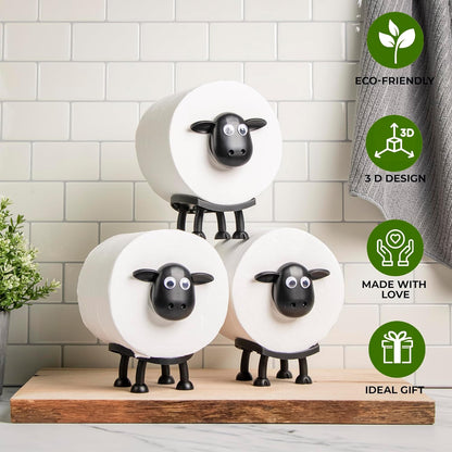 Sheep Toilet Roll Holder, Free Standing 