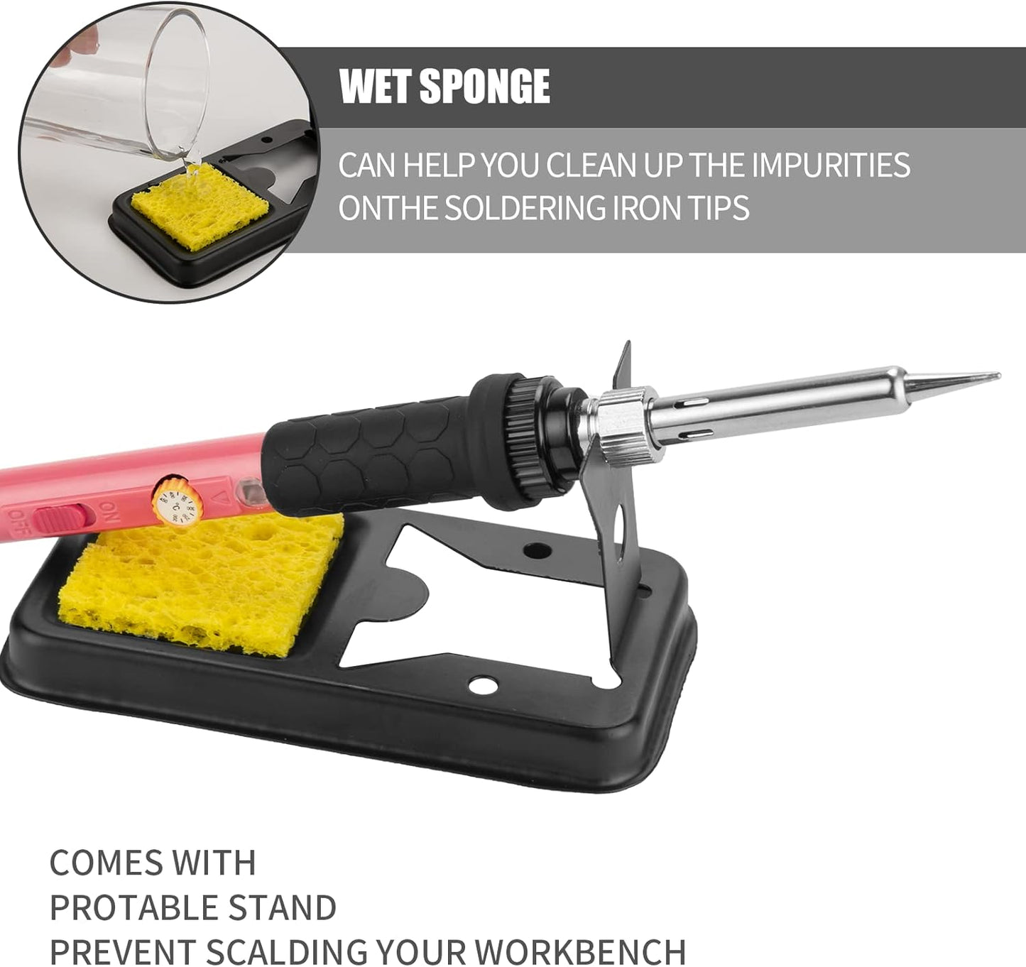 Soldering Iron Kit, 60W Soldering Iron