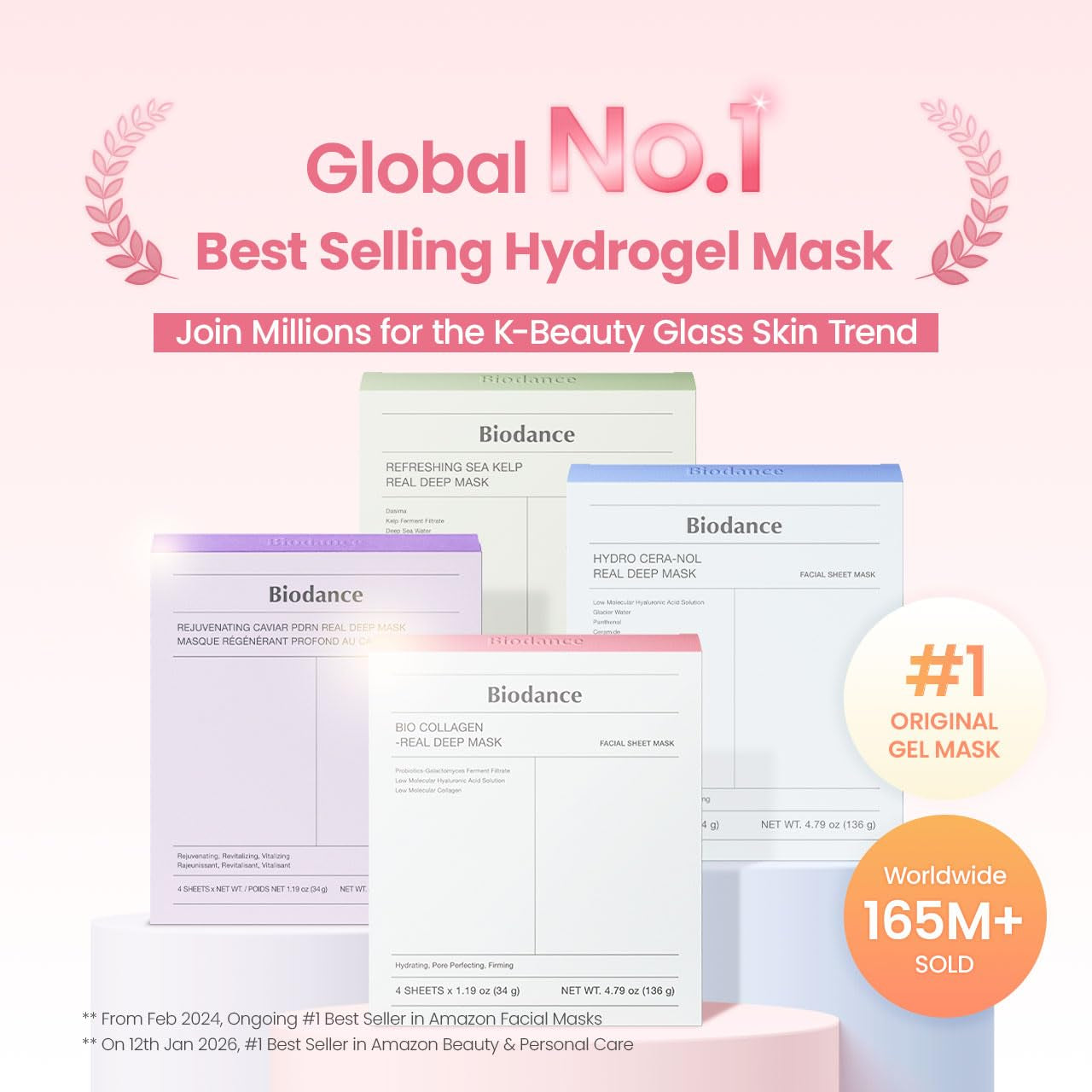 Bio-Collagen Real Deep Mask, Hydrating