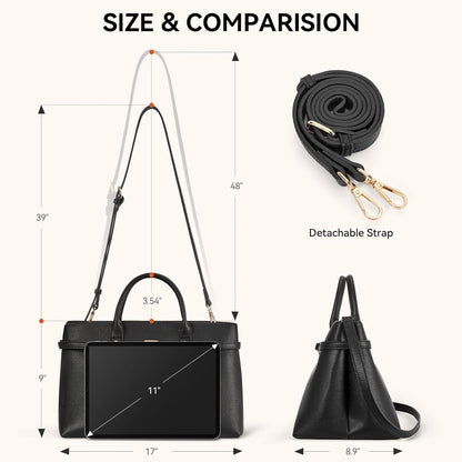 Vegan Leather Purse for Women Top Handle