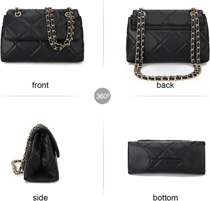 Quilted Crossbody Purses for Women Small