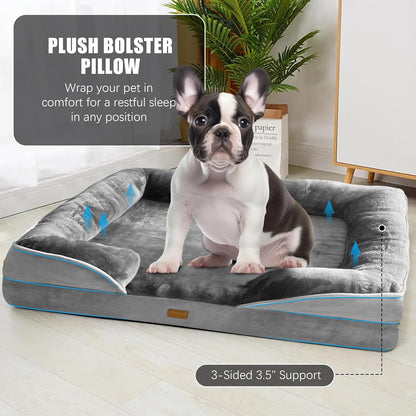 Orthopedic Dog Bed with Sides Sofa Beds