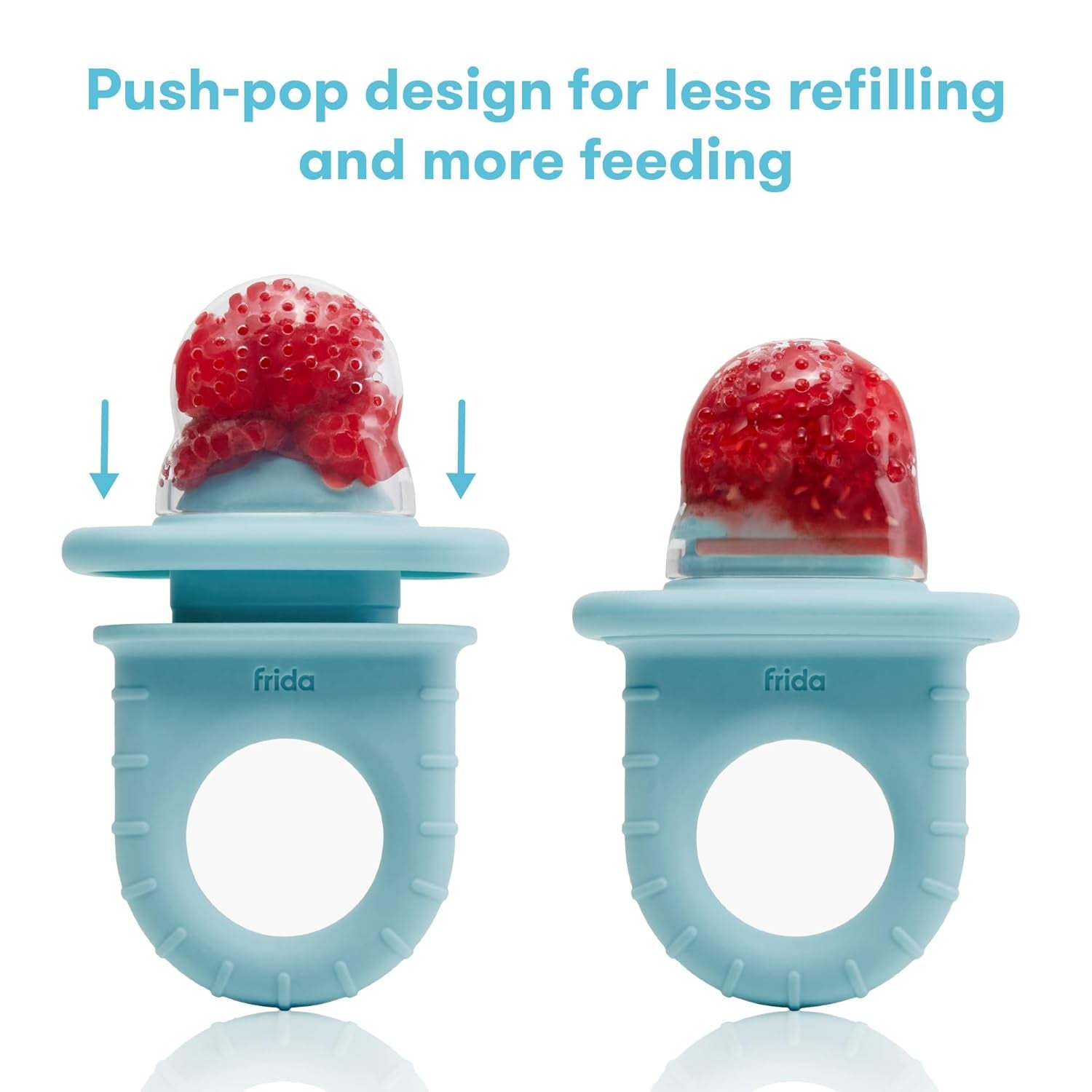 Push Pop Feeder, Baby Fruit Food Feeder 