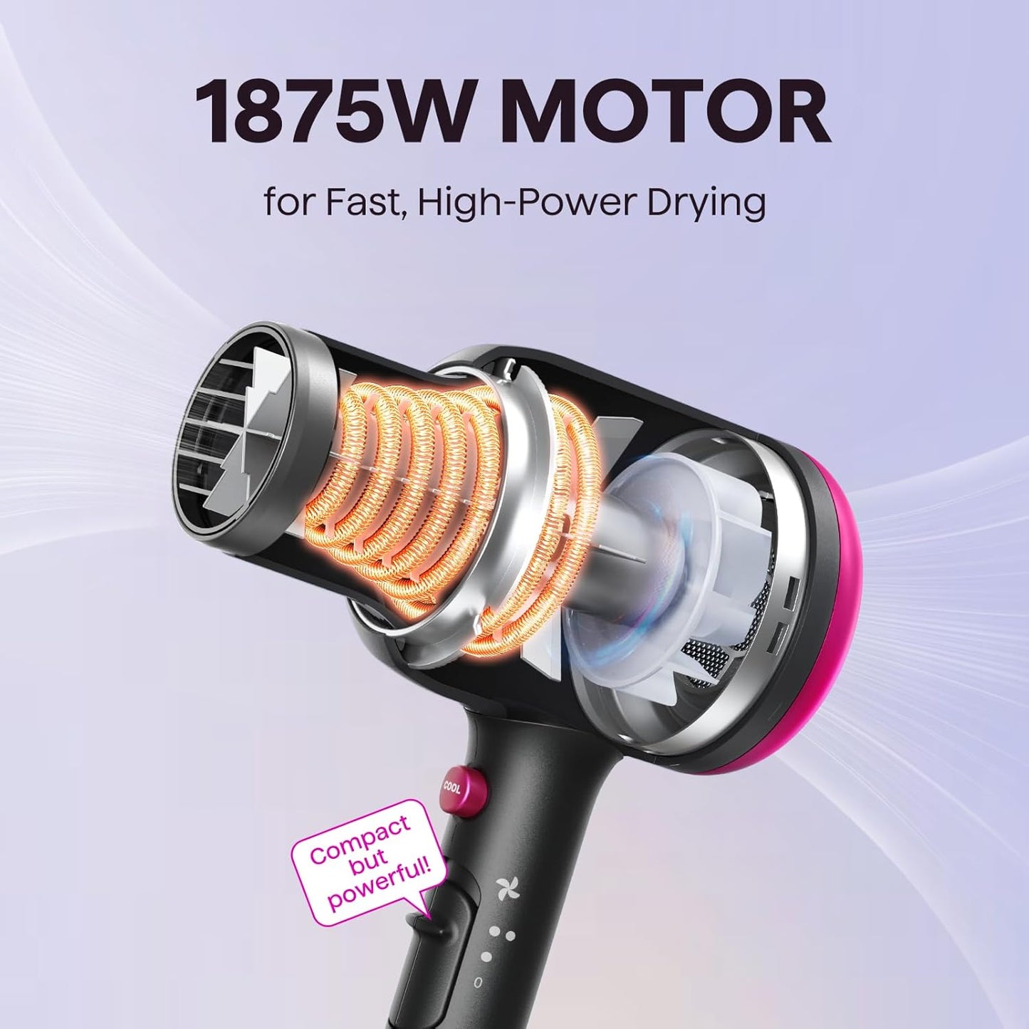 Hair Dryer with Diffuser,Blown Away 