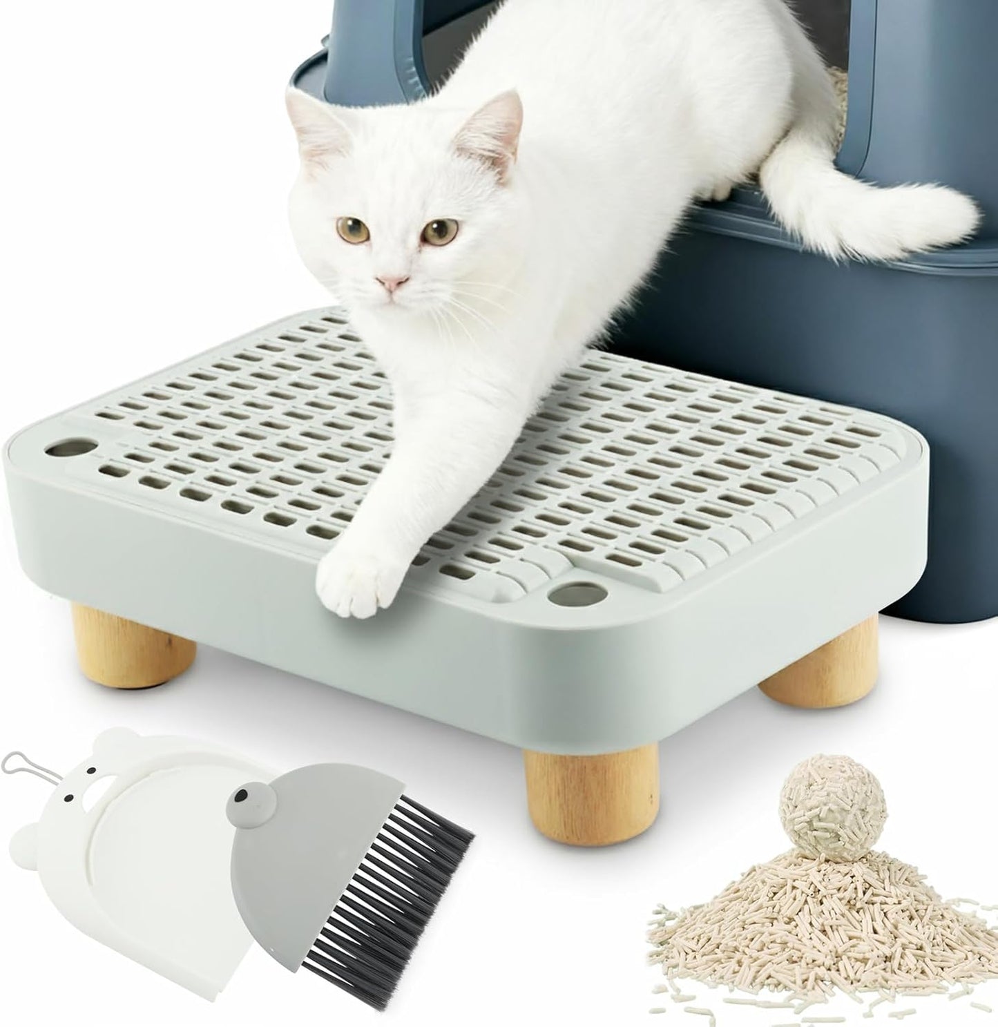 Pet Supplies Cat Litter Box Step Ramp