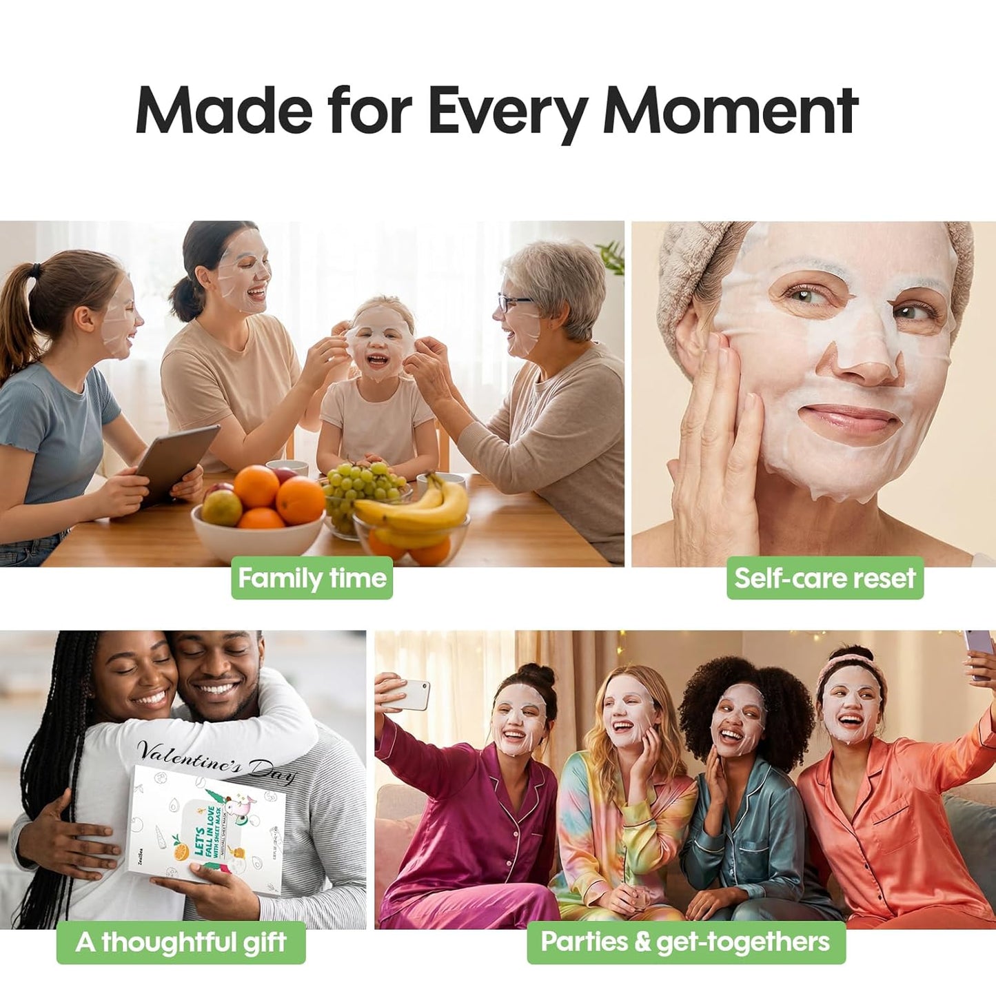Face Masks Skincare for Women, Variety 